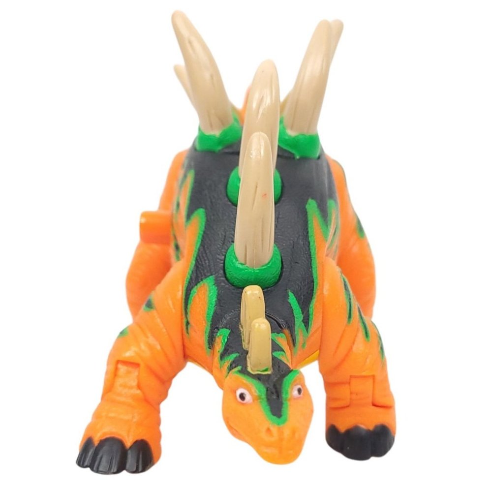 2005 Mattel Fisher Price Crunch the Kentrosaurus Dinosaur Imaginext Toy Orange - Picture 5 of 10